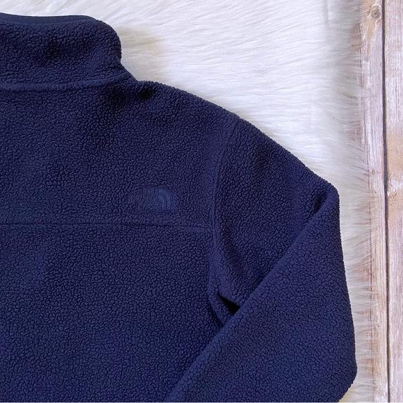 The North Face Boys’ Sherpa Fleece Navy Jacket - Picture 7 of 12